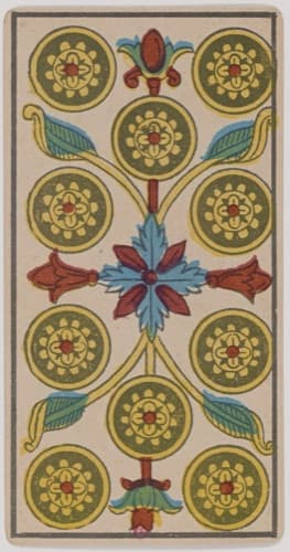 Ten of Pentacles — Marseille