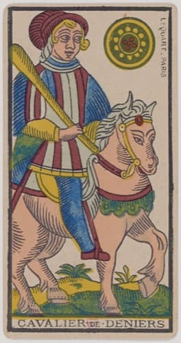 Knight of Pentacles — Marseille