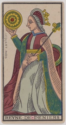 Queen of Pentacles — Marseille