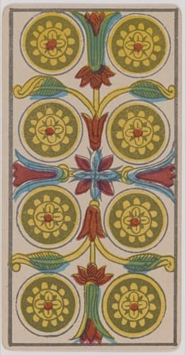Eight of Pentacles — Marseille
