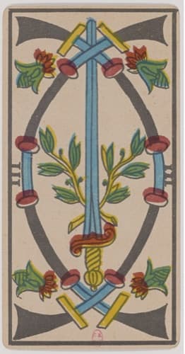 Three of Swords — Marseille