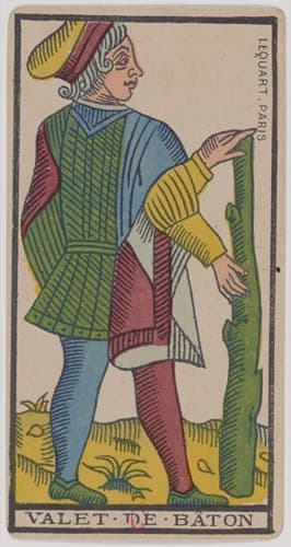 Page of Wands — Marseille