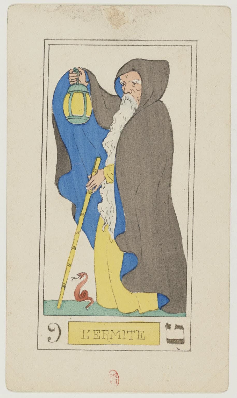 The Hermit — Wirth (Papus tradition)